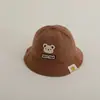Gorro de Bebé Otoño Gorro de Pescador para Bebé Lindo Súper Lindo Ositos para Hombre y Mujer Tesoro Primavera Otoño Mes Pequeño Edad Gorro Cubeta Invierno