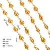Cadena Chapada en Oro de Acero Inoxidable Hip Hop Tema Marino Pulsera DIY Hecha a Mano Collar Accesorios Pequeños Personalizados