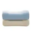 Almohada de Siesta Estilo Japonés Muji, Soporte Lumbar de Látex Premium, Almohada Portátil para Acampar, Almohada de Siesta para Oficina, Rebote Lento
