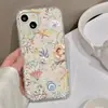 Design Floral Artístico Retrô Adequado para Capa de Celular iPhone 17 Pro Max 17 Apple 16/15 Fosca 14 Fábrica