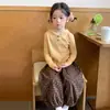 Conjunto de Primavera para Niña 2026 Nueva Moda Estilo Coreano Ropa de Primavera para Bebé Niña Pantalones de Campana de Lunares Conjunto de Dos Piezas