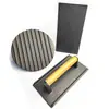 Placa de Hierro Fundido para Presionar Carne Mango de Madera Placa Larga para Presionar Carne Sin Recubrimiento Filete Redonda para Presionar Carne Prensa para Hamburguesas Fabricante de Planchas