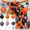 Globos de Festival de Fantasmas de Halloween Transfronterizos Set de Globos de Halloween Arco de Globos Globos de Atmósfera de Halloween Venta al por Mayor