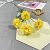 Novo material de flor artificial 4 bola oriental crisântemo casamento salão layout hotel cena mão-inserido decoração flor de seda