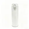 Vaso térmico transfronterizo de acero inoxidable 304, 350 ml, adecuado para exportación como regalo, con tapa abatible, diseño de lados rectos y portátil