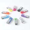 Memoria USB Giratoria Logo Personalizado Grabado Metálico 32g Subasta 64g Creativa para Teléfono Móvil Coche 16g Regalo Publicidad Memoria USB Flash