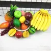 Modelo de fruta simulada, juego de frutas artificiales, manzana, plátano, sandía, limón, naranja y otros accesorios para fotos, decoración del hogar