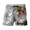 Explosiones Transfronterizas Huo Ying Impresión Digital 3D Pantalones de Playa para Hombre Verano Casual Pantalones Cortos Deportivos Caliente Nuevo