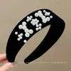 Diadema retro de ala ancha con lunares, adecuada para frentes amplias, para lavarse la cara, uso diario, versátil, ligera y que irradia una vibra lujosa y sofisticada
