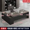 Escritorio Simple Moderno Muebles de Oficina Escritorio Ejecutivo para Jefe Escritorio de Gerente Escritorio Individual para Presidente y Silla Combinación de Conjunto