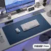 Mouse Pad Grande à Prova d'Água e Resistente à Sujeira Couro PU Tapete de Mesa para Escritório Desktop Laptop Teclado Tapete de Mesa para Computador Senso Avançado