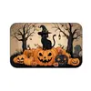 Decoración de Felpudo de Halloween Transfronterizo, Felpudo para Puerta de Entrada, Felpudo Resistente a Manchas y de Fácil Cuidado, Alfombra para Baño