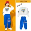 Roupas de performance de cheerleading para crianças roupas esportivas de primavera para alunos do ensino fundamental e médio manga longa roupas de performance de cheerleading para cerimônia de abertura