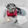 Kit para Hacer Velas, con Fundidor de Cera Set de Cera de Soja para Velas Horno Electrónico/Mecha de Vela/Fijador/Recipiente para Derretir