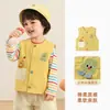 Ropa Infantil Panda Kaka Niños Chaleco de Dibujos Animados Ropa de Abrigo Niñas Ropa de Otoño Bebé Ropa de Otoño Niños Tops