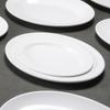 Plato de pescado de melamina, plato ovalado, plato comercial de plástico blanco para comida rápida, plato para cocinar, olla caliente, plato para barbacoa, plato para polvo de salchicha