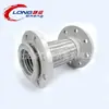 Conexão de mangueira de tubo de metal flange de aço inoxidável 304 conector de mangueira de metal à prova de explosão revestimento flange de PTFE mangueira de metal