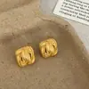 Acessórios de Luxo Acessível Europeus e Americanos Elegantes, Modernos e de Alta Qualidade Versáteis Brincos Foscos Nicho Elegantes Estilosos Brincos para o Dia a Dia para Mulheres