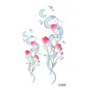 Nuevas pegatinas de tatuaje de flores pequeñas y frescas, pegatinas de tatuaje impermeables, se pueden configurar para mapa, directo de fábrica, nuevo, venta al por mayor