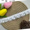 Encaje Elástico de 2.5cm + Encaje de Lana Tejido Accesorios para Prendas al por Mayor En Stock Accesorios de Encaje de Algodón Encaje para Ropa