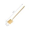 Acero Inoxidable 304 Cuchara para Sandía de Mango Largo Estilo Ins Té con Leche Dorado Lindo Postre para Revolver Helado Cuchara para Helado