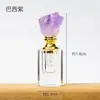 Botella de Perfume de Cristal Natural Botella Dispensadora de Vidrio Estilo de Lujo Accesible y Elegante Botella Dispensadora de Piedra Cruda de Cristal Botella Sellada