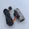 Medidor de vazão de turbina de aço inoxidável 304 com rosca externa de 4 minutos 6 minutos, sensor de fluxo de água Hall NPN de pulso