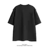 Camiseta de Manga Corta Desestructurada Estilo Americano Marca de Moda Simple para Hombre Moda Versátil Venta al por Mayor Transfronteriza Tallas Grandes Holgada