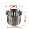 Cesta de fregadero de acero inoxidable, lavabo para verduras, red de filtro, fregadero para lavar platos, colador de fregadero, tapa de desagüe de cocina