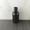 Ventas Directas de Fábrica 20 Dientes 60ml Botella Redonda de Hombro PET Negra Loción Compacta Portátil Artículos de Tocador Reempaquetados Capacidad Pequeña