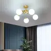 Lámpara de Techo Frijol Mágico Nórdico Personalidad Creativa Moderna Simple Lujo Ligero Lámpara para Sala de Estar Estudio Pasillo Lámpara Cálida para Dormitorio