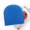 Placa de Luz de Color Puro Acrílico para Hombres y Mujeres Fabricante Venta al por Mayor Gorro de Punto sin Puño Engrosado y Cálido Otoño e Invierno Exterior Simple y Versátil
