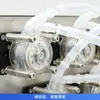 Máquina Llenadora de Líquidos Semiautomática de 8 Cabezales de Bomba Peristáltica ZONESUN 0.5-50ML Ampolla Frasco con Posicionamiento en Rack de Bandeja