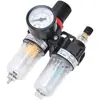 Procesador de Fuente de Aire Neumático AFR AFR+AL Dos Piezas Regulador de Presión de Aire Separador de Aceite y Agua AFC2000