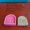 Geometria do arco Rainbow Bridge aromaterapia vela sabão molde de silicone BK1332-1334 8307