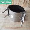 Ferramenta de Reparo Rápido para Tubos com Braçadeira Única, Conector de Tubos com Duas Braçadeiras, Veda-Vazamento, Ferramenta de Reparo de Emergência em Aço Inoxidável 304, Junta Haff