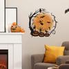 Anillo de Personalidad Nuevo halloween057 Rama Calabaza Divertida Fondo para el Hogar Vidrio de Ventana Adhesivo Decorativo de Pared