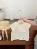 Conjunto de Chaleco de Verano para Niña 2025 Nuevo Estilo Top sin Mangas de Encaje para Bebé Niña Shorts de Encaje Conjunto de Dos Piezas