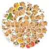 50 Adesivos Fofos de Capivara Pacote de Expressões de Capivara com Tema de Cura Materiais para Diário Novos Adesivos Decorativos Transfronteiriços