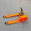 Em Estoque 3,8cm Cinta de Amarração Gancho J Aperto de Catraca Aperto para Caminhão Cinta de Amarração de Catraca