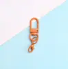 Fecho de porta em forma de U cor de doce fecho lagosta pingente de boneca DIY corrente de bolsa fivela chaveiro acessório ferragem metálica