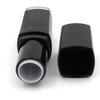 Tubo de lápiz labial negro de plástico, contenedor cuadrado para lápiz labial, botella para lápiz labial LG287, material de embalaje de cáscara vacía para cosméticos
