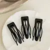 Peine Negro Mate Clip Bb Pinza para el Cabello Simple Versátil Pinza Lateral Pinza para Flequillo Calidad Accesorio para el Cabello Pinza para el Cabello