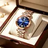 Reloj de Cuarzo para Mujer Gelangdi de Comercio Exterior Transfronterizo, Casual y Versátil, Regalo de Vacaciones, Disponible en Múltiples Colores, Reloj de Mujer Más Vendido