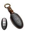 Funda de cuero para llave de Nissan Qijun Teana Tiida Sylphy Qashqai Loulan, superventas transfronteriza