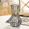 Glaciar de Vientre Grande Vidrio Transparente Jarrón Moderno Simple Arreglo Floral Nutrición de Agua Sala de Estar Mesa de Comedor Estilo Ins Adornos Decorativos