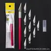 Cuchillo de Tallar de Venta Caliente Transfronterizo Juego de Cuchillos para Cortar Papel Modelo de Sello de Goma para Tallado de Papel Estudiante Cuchillo Manual para Cortar Papel Venta al por Mayor