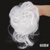 Peruca Longa de Cabelo Artificial para Atacado de Comércio Exterior Transfronteiriço Europeu e Americano, Cabelo de Coque Despojado, Elástico, Coque de Cabelo de Bola