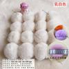 Ventas Directas de Fábrica Pompones de Piel de Conejo Sintético de 3-9 cm Pompones para Manualidades Accesorios Hechos a Mano para Collares, Sombreros, Bolsos, Materiales de Decoración para el Hogar