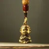 Latão Puro Rei Macaco Zodíaco Macaco Chaveiro de Carro Masculino Pingente Rei Macaco Pingente Criativo de Presente